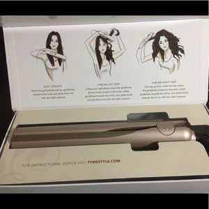 Hair straightner and curler in one